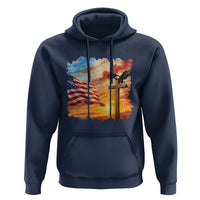 Faith And Freedom Christian American Flag Eagle Hoodie American Faith Pride