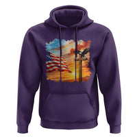 Faith And Freedom Christian American Flag Eagle Hoodie American Faith Pride
