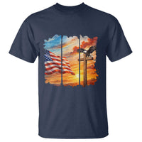 Faith And Freedom Christian American Flag Eagle T Shirt American Faith Pride