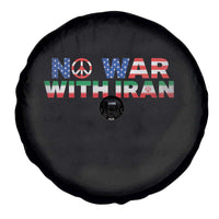 No War USA Iran Flag Spare Tire Cover Iranian Freedom Peace Advocate Gift