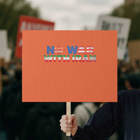 No War USA Iran Flag Protest Sign Iranian Freedom Peace Advocate Gift