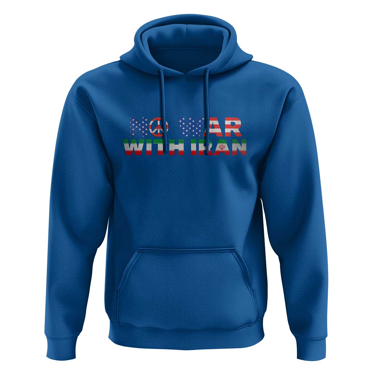 No War USA Iran Flag Hoodie Iranian Freedom Peace Advocate Gift