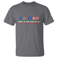 No War USA Iran Flag T Shirt Iranian Freedom Peace Advocate Gift