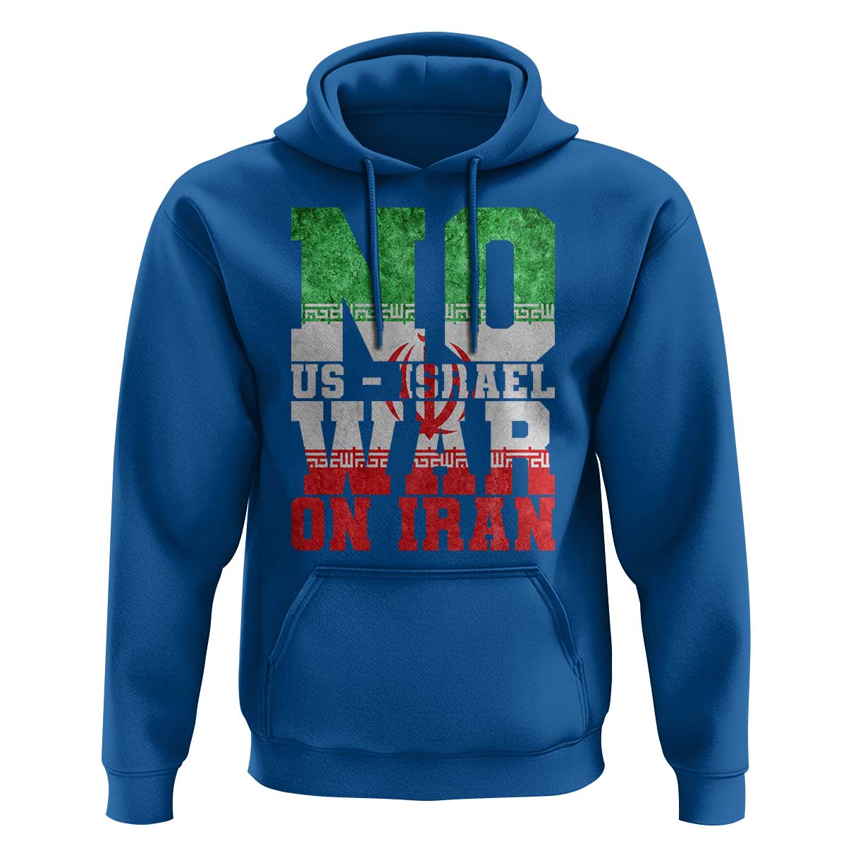 No Us Israel War On Iran Hoodie Anti War Political Protest Statement