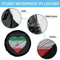 Stand With Iran Spare Tire Cover Anti War Political Protest Statement