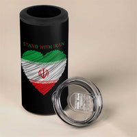 Stand With Iran 4 in 1 Can Cooler Tumbler Anti War Political Protest Statement