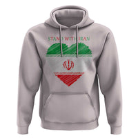 Stand With Iran Hoodie Anti War Political Protest Statement