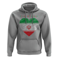 Stand With Iran Hoodie Anti War Political Protest Statement