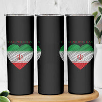 Stand With Iran Skinny Tumbler Anti War Political Protest Statement