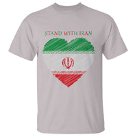 Stand With Iran T Shirt Anti War Political Protest Statement