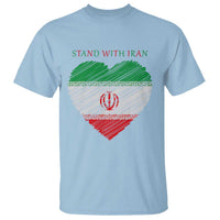 Stand With Iran T Shirt Anti War Political Protest Statement