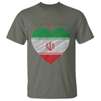 Stand With Iran T Shirt Anti War Political Protest Statement