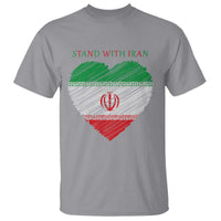 Stand With Iran T Shirt Anti War Political Protest Statement