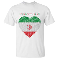 Stand With Iran T Shirt Anti War Political Protest Statement