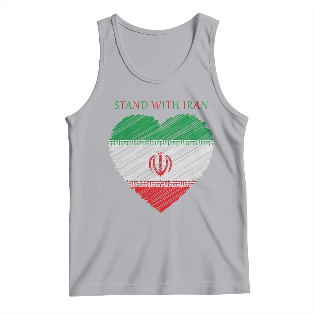 Stand With Iran Tank Top Anti War Political Protest Statement