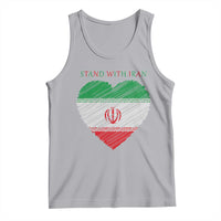 Stand With Iran Tank Top Anti War Political Protest Statement