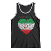 Stand With Iran Tank Top Anti War Political Protest Statement