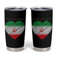 Stand With Iran Tumbler Cup Anti War Political Protest Statement