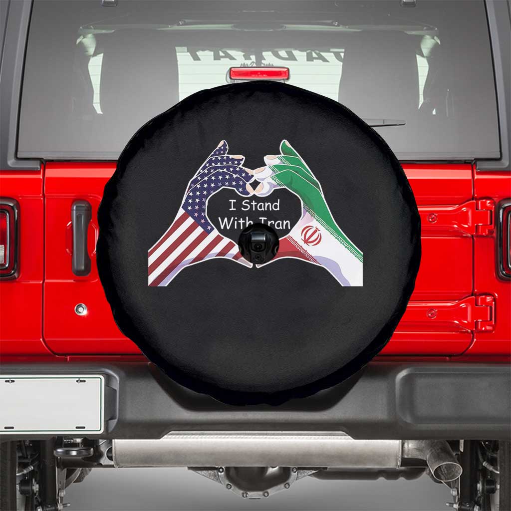 I Stand With Iran Spare Tire Cover Support Iranian People For Peace