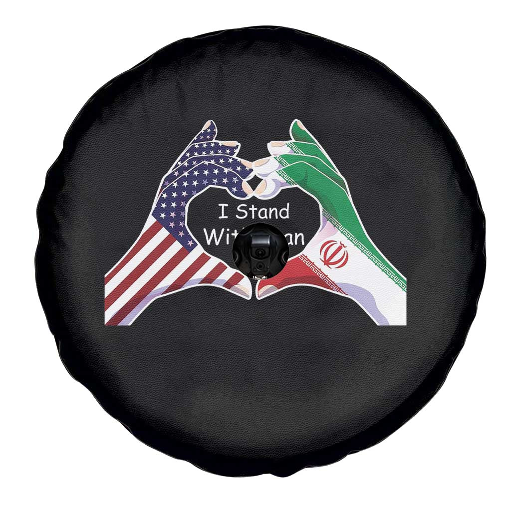 I Stand With Iran Spare Tire Cover Support Iranian People For Peace