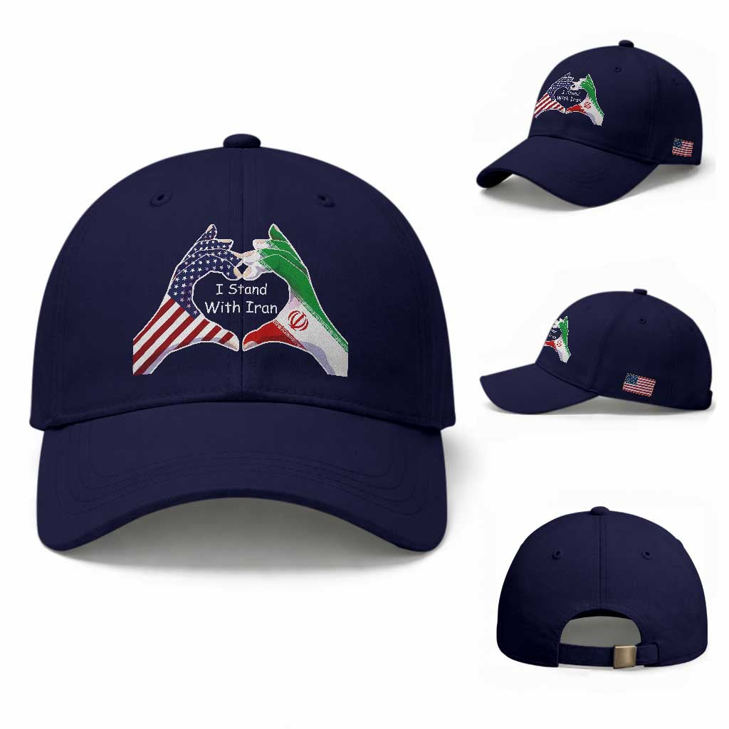 I Stand With Iran Baseball Cap Support Iranian People For Peace