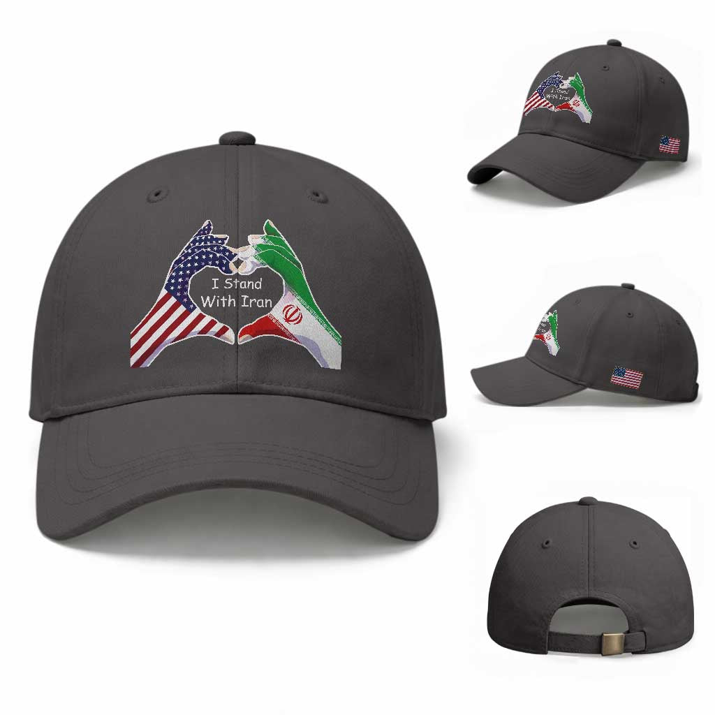 I Stand With Iran Baseball Cap Support Iranian People For Peace