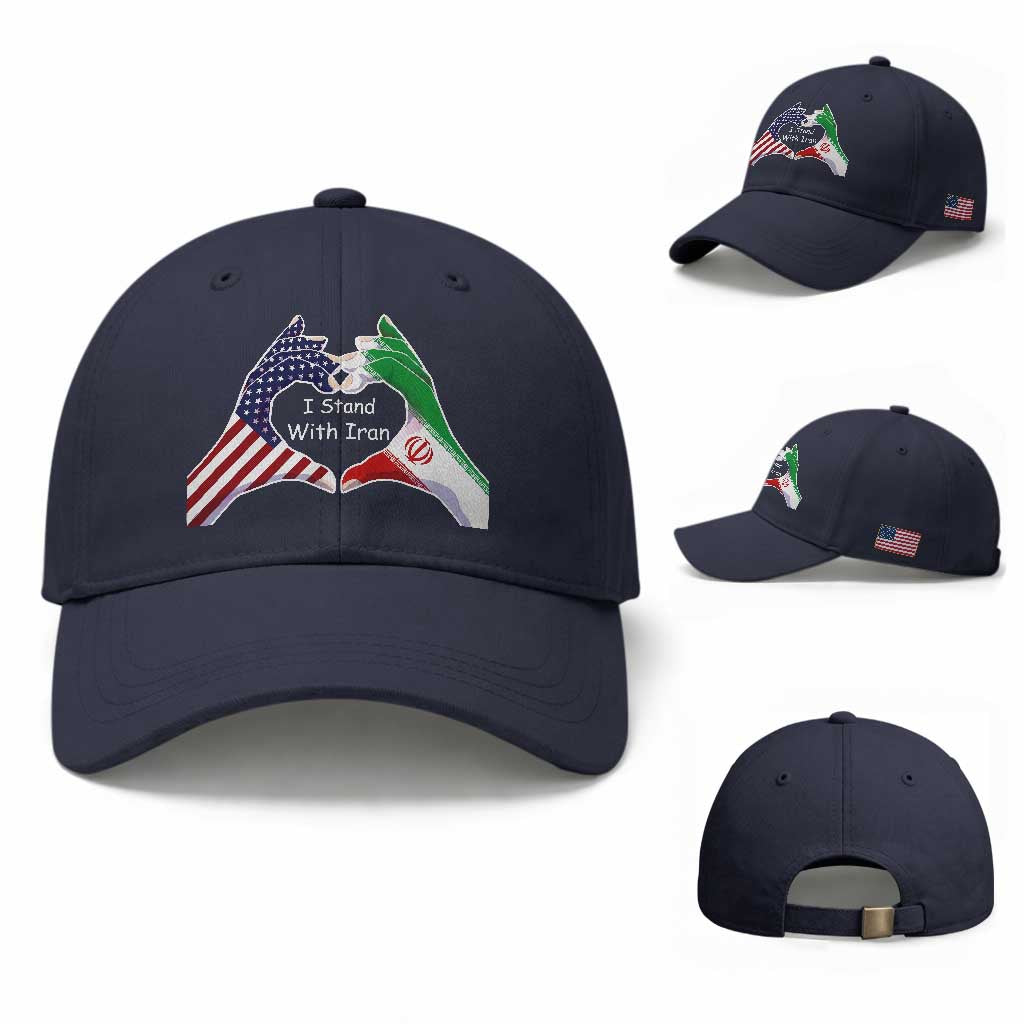 I Stand With Iran Baseball Cap Support Iranian People For Peace