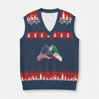 I Stand With Iran V-Neck Knit Sweater Vest Support Iranian People For Peace