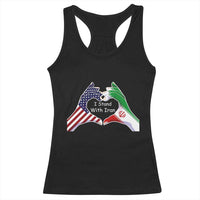 I Stand With Iran Racerback Tank Top Support Iranian People For Peace