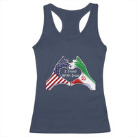 I Stand With Iran Racerback Tank Top Support Iranian People For Peace