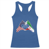 I Stand With Iran Racerback Tank Top Support Iranian People For Peace