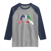I Stand With Iran Raglan Shirt Support Iranian People For Peace