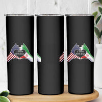 I Stand With Iran Skinny Tumbler Support Iranian People For Peace