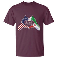 I Stand With Iran T Shirt Support Iranian People For Peace