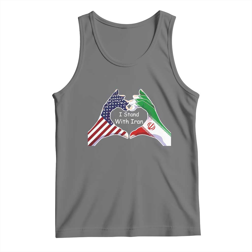 I Stand With Iran Tank Top Support Iranian People For Peace