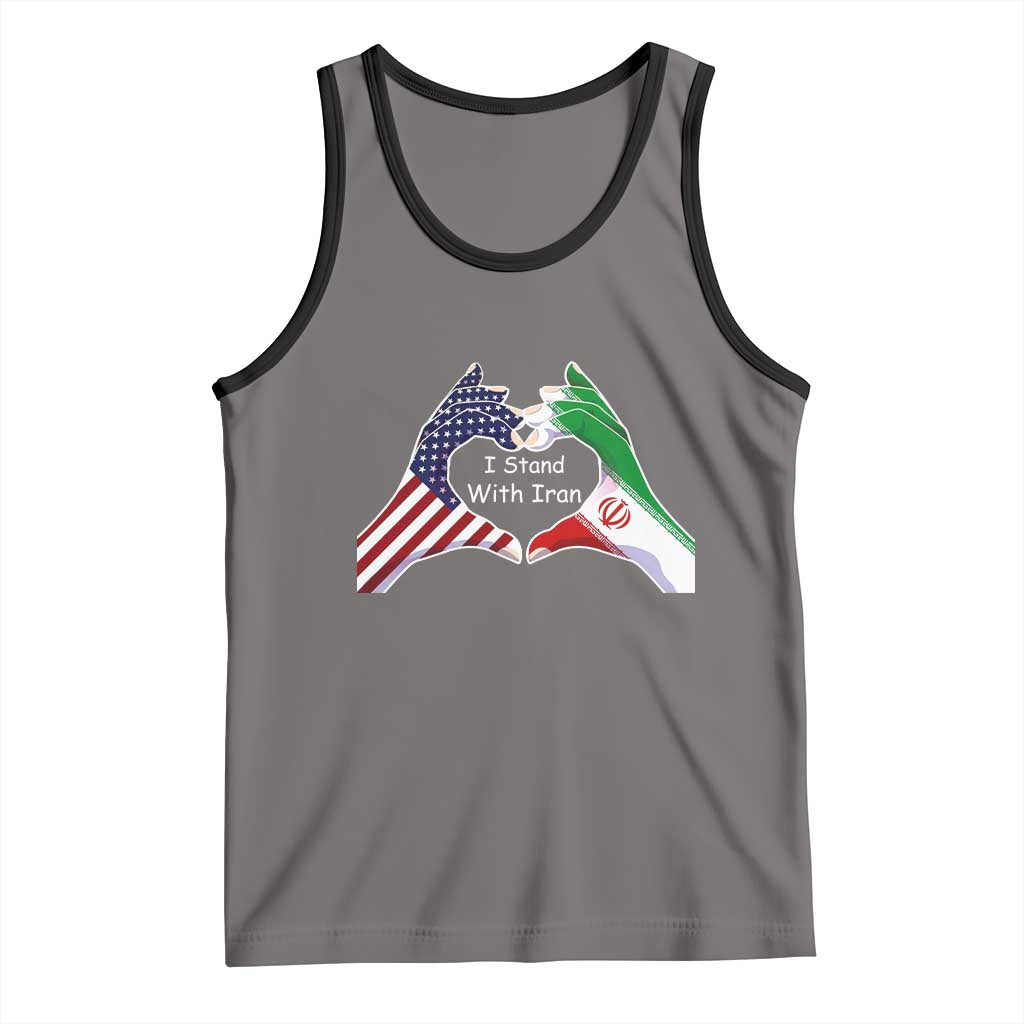 I Stand With Iran Tank Top Support Iranian People For Peace