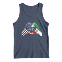 I Stand With Iran Tank Top Support Iranian People For Peace
