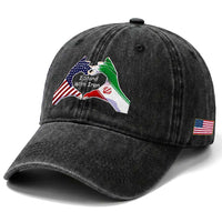 I Stand With Iran Washed Cotton Baseball Cap Support Iranian People For Peace