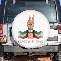Peace With Iran Spare Tire Cover Support Iranian People For Peace