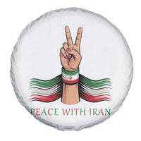 Peace With Iran Spare Tire Cover Support Iranian People For Peace