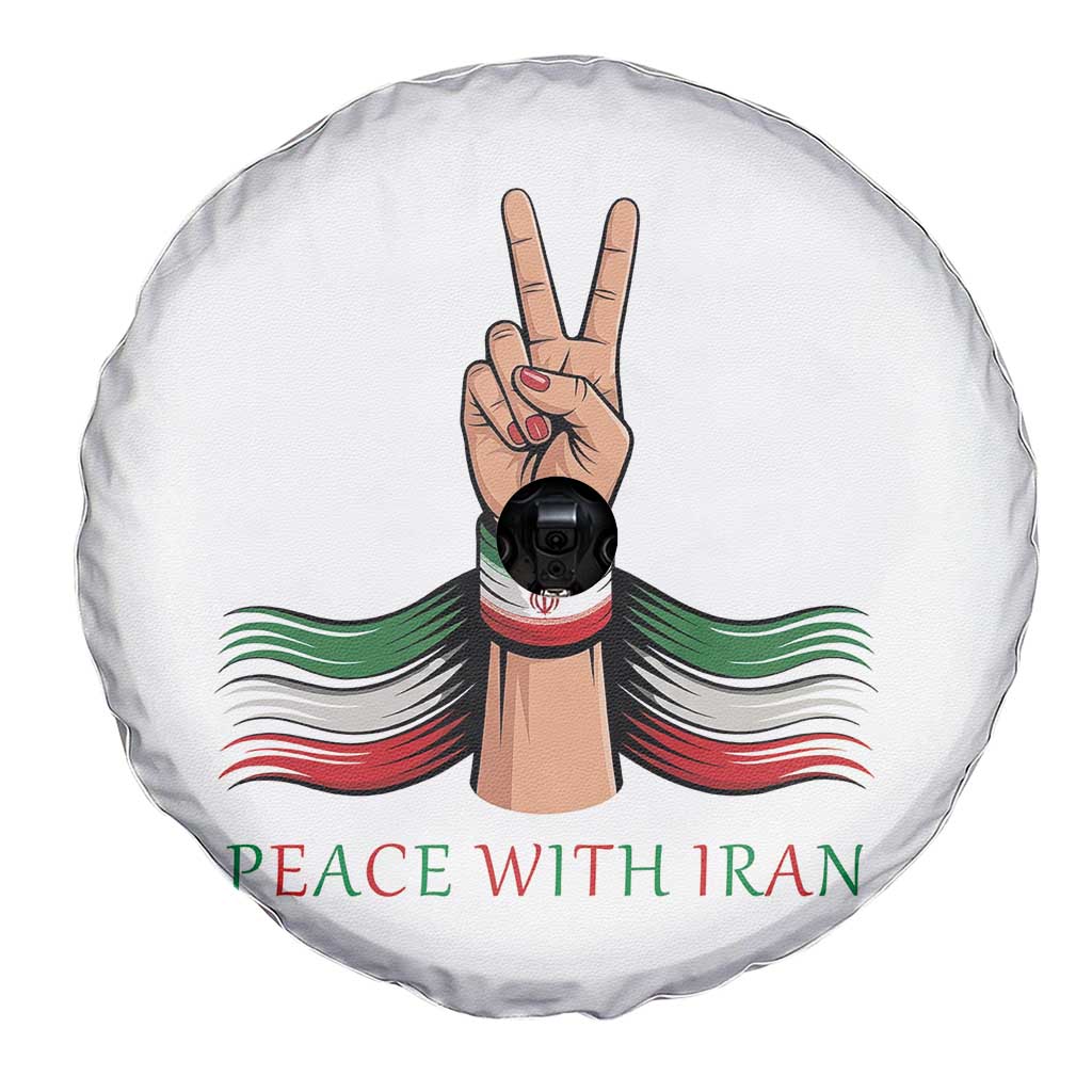 Peace With Iran Spare Tire Cover Support Iranian People For Peace