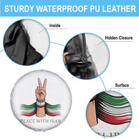 Peace With Iran Spare Tire Cover Support Iranian People For Peace