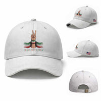 Peace With Iran Baseball Cap Support Iranian People For Peace
