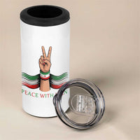 Peace With Iran 4 in 1 Can Cooler Tumbler Support Iranian People For Peace
