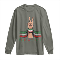 Peace With Iran Long Sleeve Shirt Support Iranian People For Peace