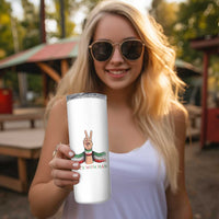 Peace With Iran Skinny Tumbler Support Iranian People For Peace