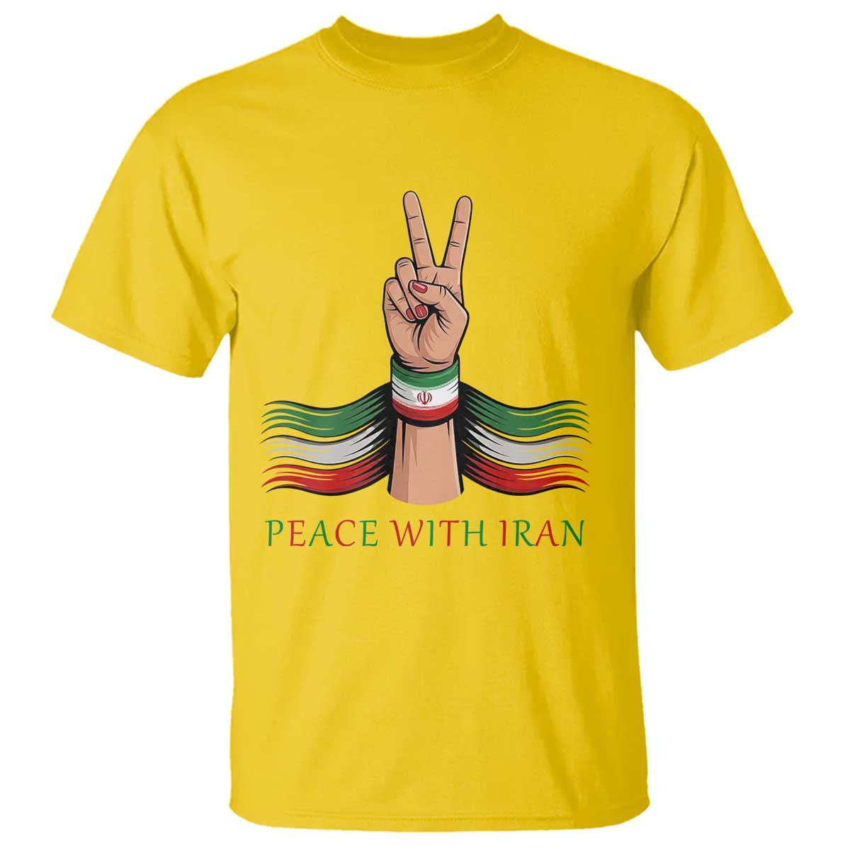 Peace With Iran T Shirt Support Iranian People For Peace