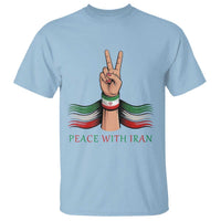 Peace With Iran T Shirt Support Iranian People For Peace