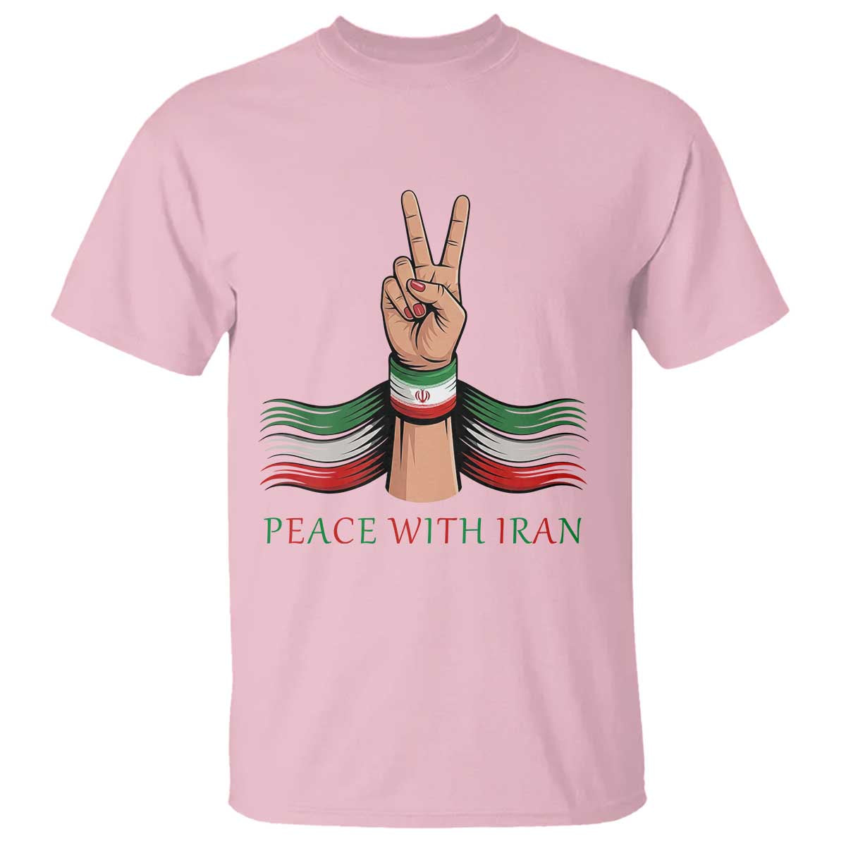 Peace With Iran T Shirt Support Iranian People For Peace