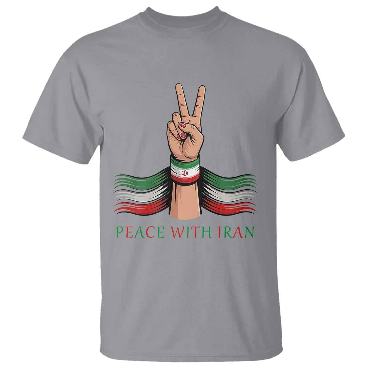 Peace With Iran T Shirt Support Iranian People For Peace